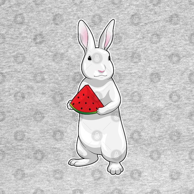 Rabbit Watermelon by Markus Schnabel